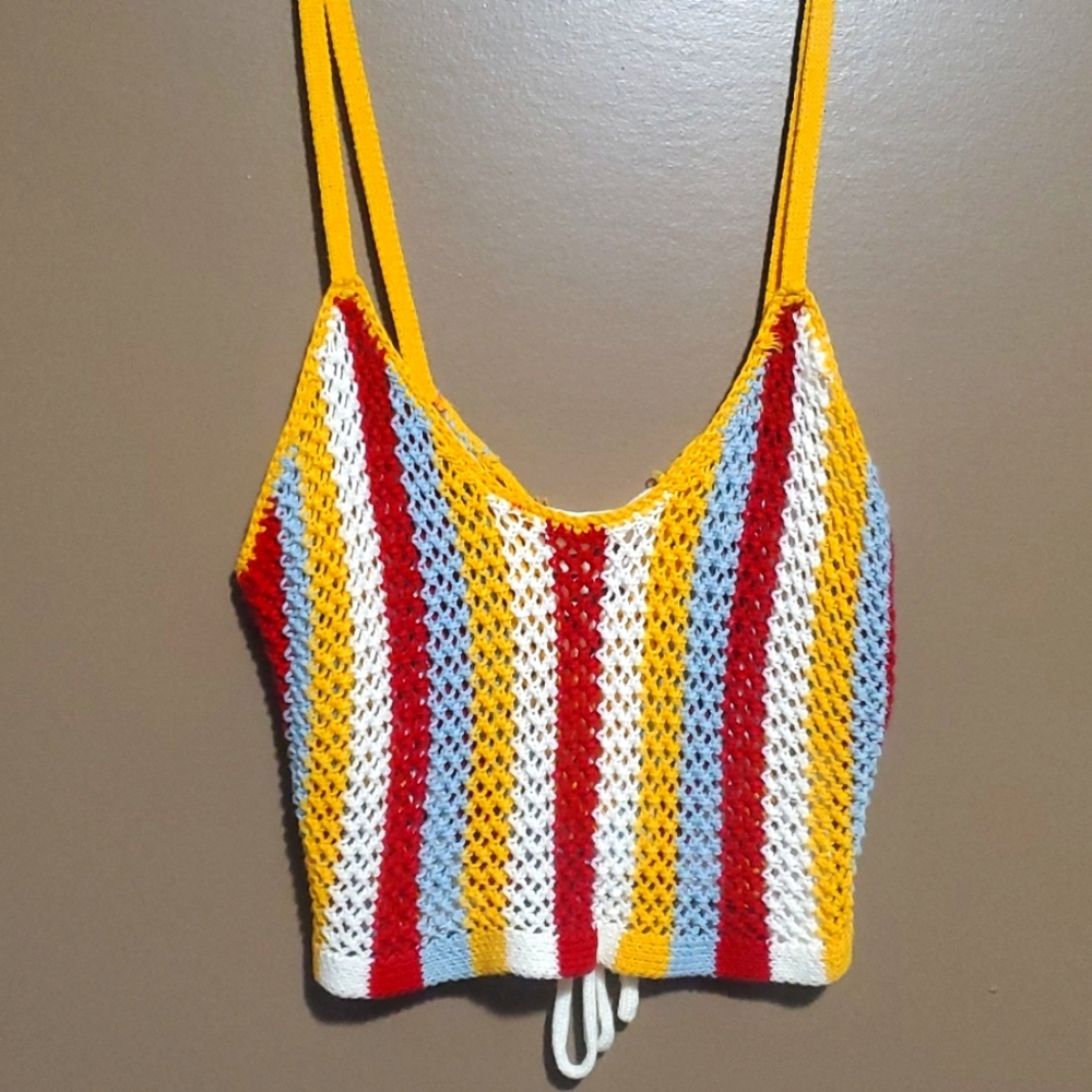 Knitted crop top
